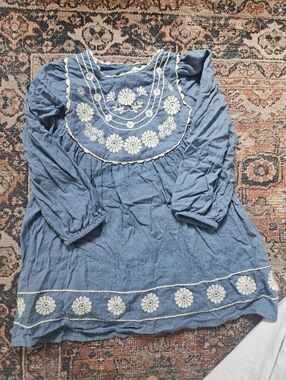 Zara Embroidered Dress Size 3